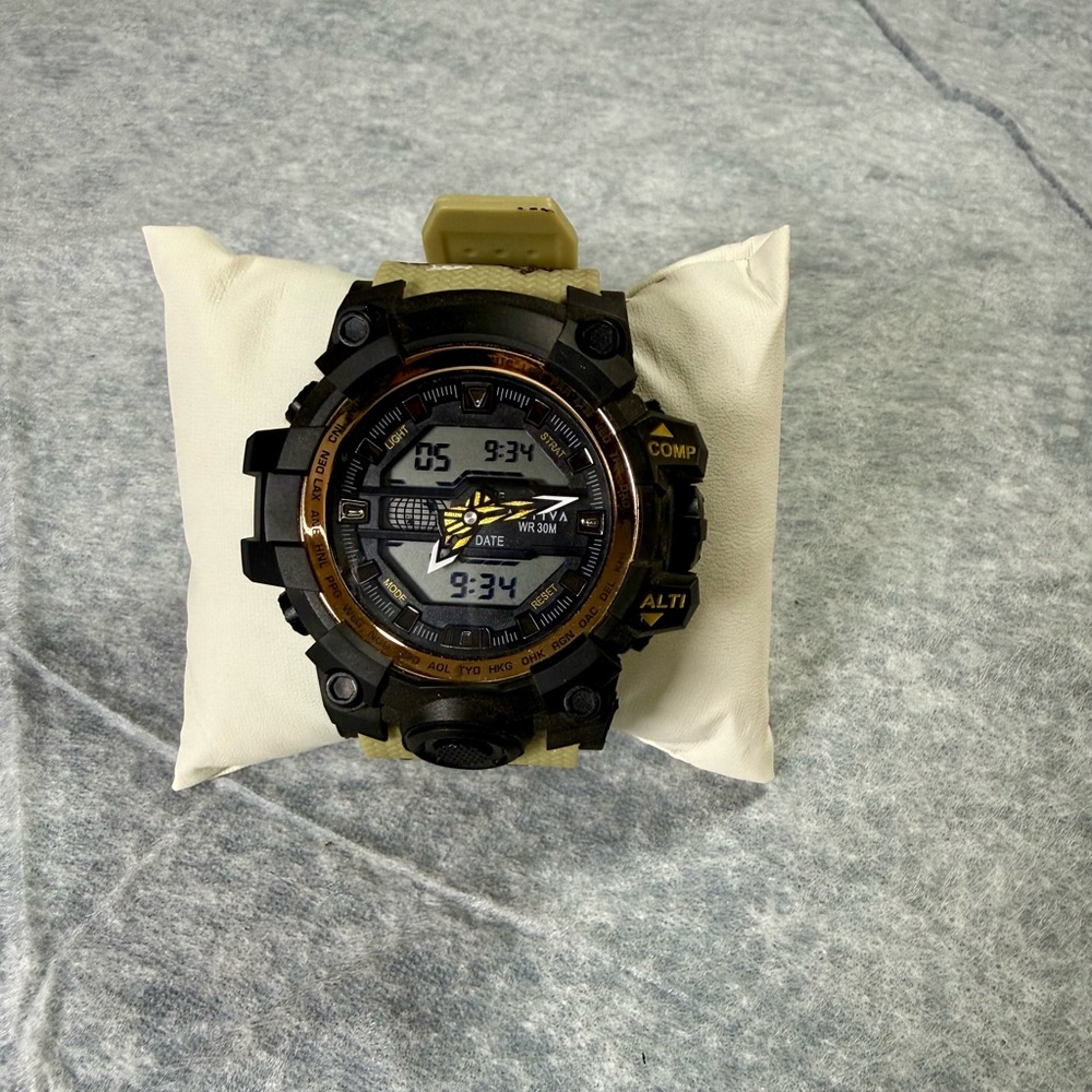 Men's Invicta Activa Digital Watch - Black and Tan